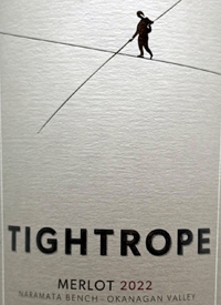 Tightrope Winery Merlot Fleet Road Vineyardtext