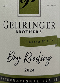 Gehringer Brothers International Series Dry Rieslingtext
