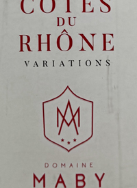 Domaine Maby Variations Côtes du Rhône Rougetext
