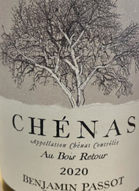 Domaine Benjamin Passot Chénas Au Bois Retourtext