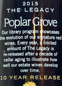 Poplar Grove The Legacy 10-Year Anniversarytext