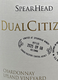 Spearhead Dual Citizen Chardonnay Upland Vineyardtext