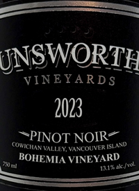 Unsworth Vineyards Pinot Noir Boehemia Vineyardtext