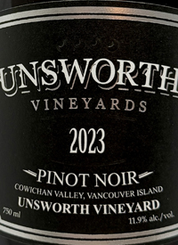 Unsworth Vineyards Pinot Noir Unsworth Vineyardtext