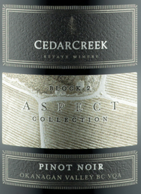CedarCreek Aspect Collection Block 2 Pinot Noirtext
