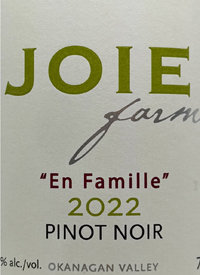 JoieFarm En Famille Pinot Noirtext