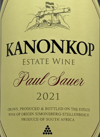 Kanonkop Paul Sauertext