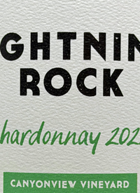Lightning Rock Chardonnay Canyonview Vineyardtext