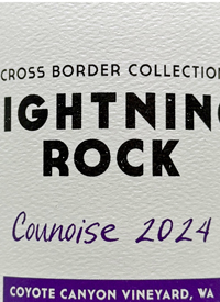 Lightning Rock Cross Border Collection Counoise Coyote Canyon Vineyardtext