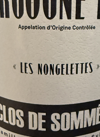 Clos de Somméré Les Nongelettestext