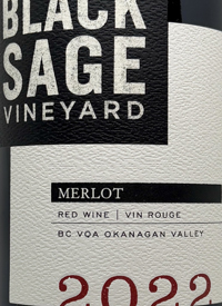 Black Sage Vineyard Merlottext