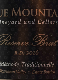 Blue Mountain Reserve Brut R.D. Méthode Traditionelletext