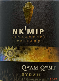 Nk'Mip Cellars Qwam Qwmt Syrahtext