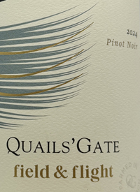 Quails' Gate Field and Flight Pinot Noirtext