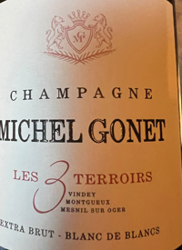Champagne Michel Gonet Les 3 Terroirs Extra Brut Blanc de Blancstext