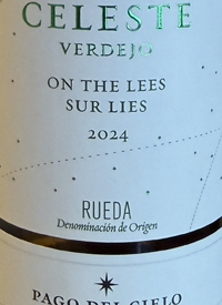 Torres Celeste Verdejo Sur Lees Pago del Cielotext