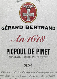 Gérard Bertrand An 1618 Picpoul Pinettext