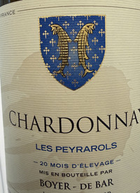 Boyer de Bar Chardonnay Les Peyrarolstext