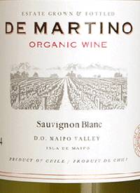 De Martino Estate Organic Sauvignon Blanctext