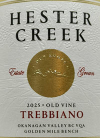 Hester Creek Old Vines Trebbianotext