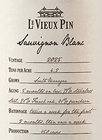 Le Vieux Pin Sauvignon Blanctext