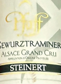 Pfaff Gewurztraminer Grand Cru Steinerttext