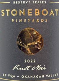 Stoneboat Vineyards Reserve Series Pinot Noirtext