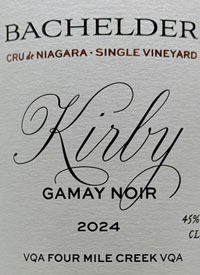 Bachelder Kirby Gamay Noir 45% Whole Clustertext