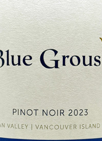 Blue Grouse Pinot Noirtext