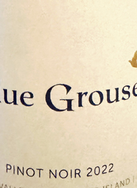 Blue Grouse Pinot Noirtext