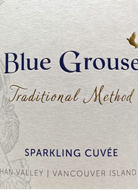 Blue Grouse Traditional Methode Sparkling Cuvéetext