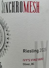 Synchromesh Riesling Ivy's Vineyardtext