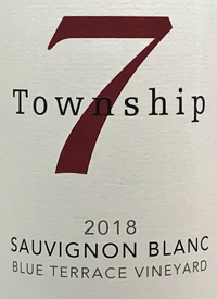 Township 7 Sauvignon Blanc Blue Terrace Vineyard Provenance Seriestext