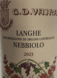 G.D. Vajra Langhe Nebbiolotext