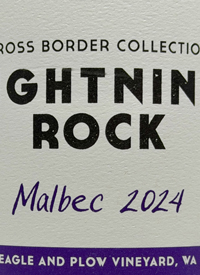 Lightning Rock Malbec Eagle and Plow Vineyardtext