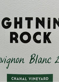 Lightning Rock Sauvignon Blanc Chahal Vineyardtext