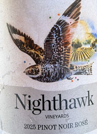 Nighthawk Vineyards Pinot Noir Rosétext