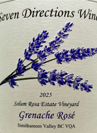 Seven Directions Grenache Rosé Solum Rosa Estatetext