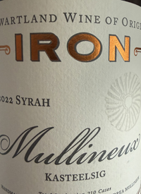 Mullineux Iron Kasteelsig Syrahtext