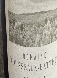 Champagne Domaine Rousseaux-Batteux Verzenay Grand Cru Les Potences Extra Bruttext