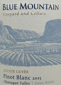 Blue Mountain Estate Cuvée Pinot Blanctext
