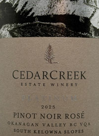 CedarCreek Platinum Pinot Noir Rosétext