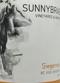 Sunnybrae Siegerrebetext