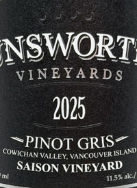 Unsworth Vineyards Pinot Gris Saison Vineyardstext