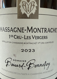 Domaine Bouard-Bonnefoy Chassagne-Montrachet 1er Cru Les Vergerstext