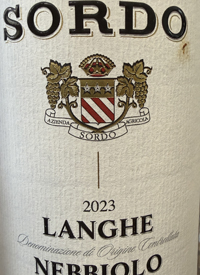 Sordo Langhe Nebbiolotext
