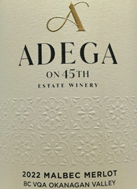 Adega on 45th Malbec Merlottext