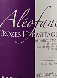 Domaine Aléofane Crozes Hermitagetext