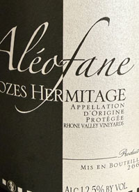 Domaine Aléofane Crozes Hermitage Blanctext