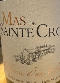Mas de Sainte Croix Tendresse d'un Climatetext